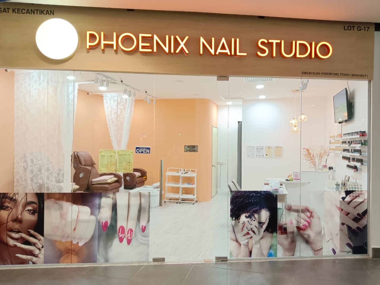 New Tenants at Glo Damansara Mall: Phoenix Nail Saloon & Rose Hall